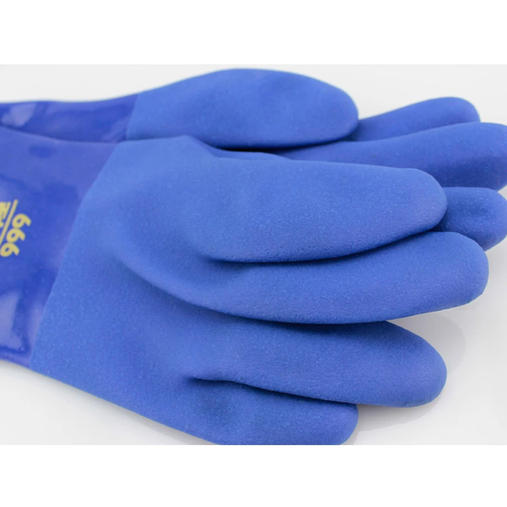 Extra Long Oil Resistant Gloves Fully Coated Chemical Protective Gauntlet for Maintenance Factory and Home Tasks