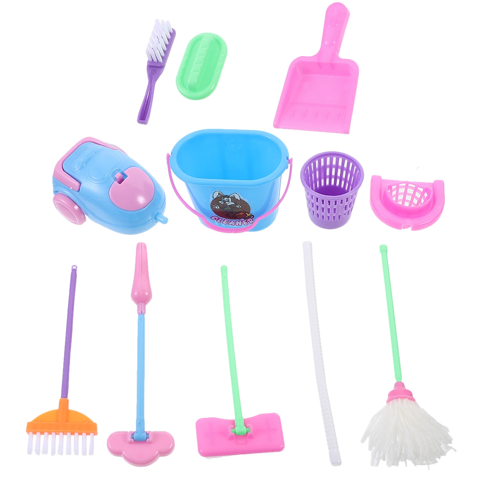 Accessories House Toys Play Cleaning Kids Equipment Dollhouse Miniature Tools for Funny