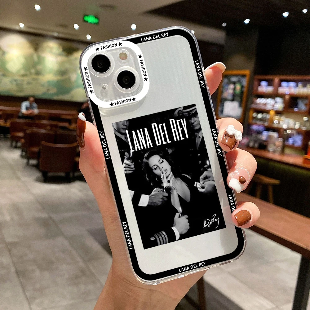 Lana Del Rey Singer Kraft Poster Phone Case for iPhone 11 12 13 14 Pro Max Mini 7 8 Plus XS X XR Case Fundas for iPhone 13 Cover