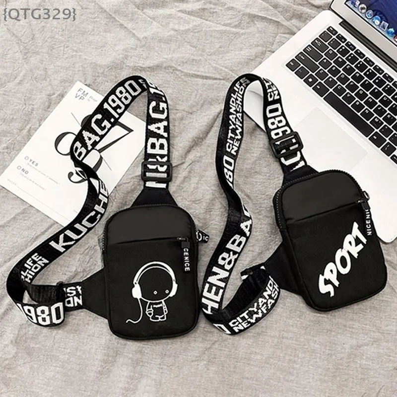 【QT329M3】Men's Shoulder Bag Trend Waterproof Small Messenger Bag Square Crossbody Bags Bag For Men Sacoche Homme