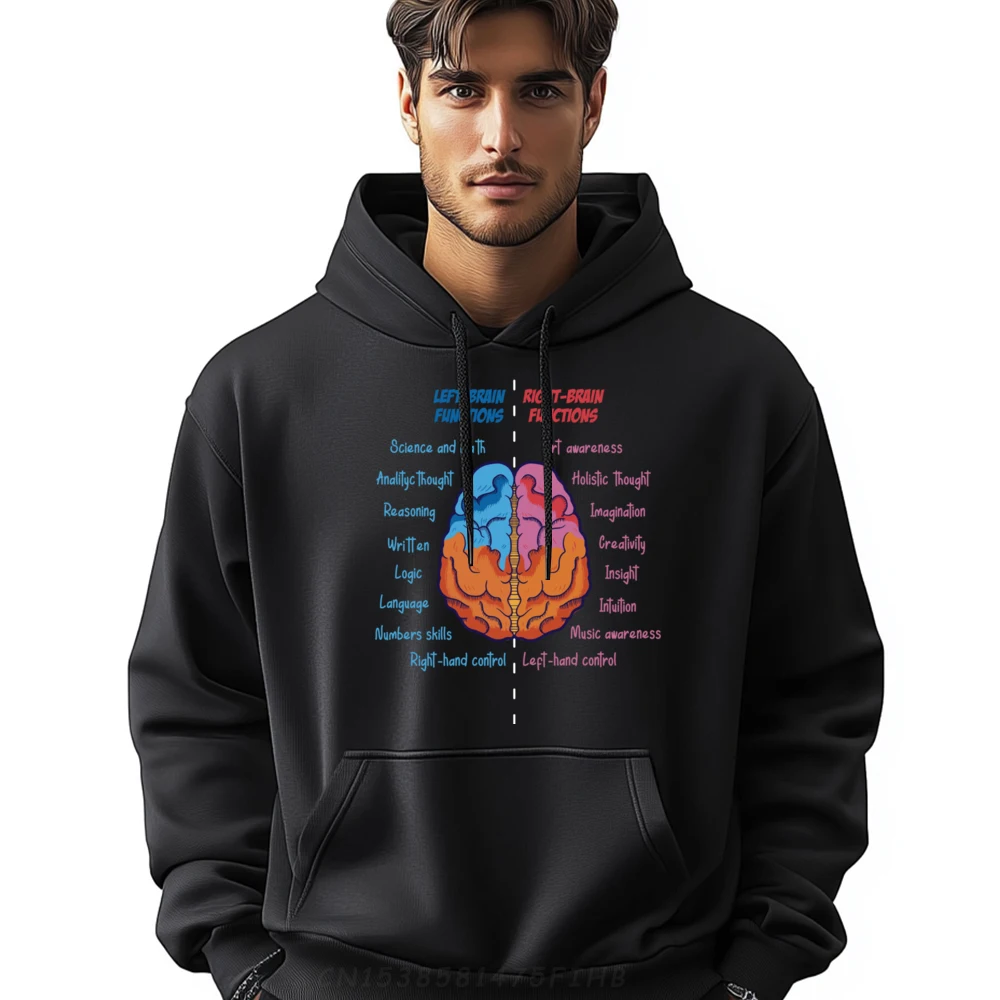 

Sweatshirt Anatomy Of The Brain Functions Sweatshirts Loose Normal Long Sleeve O Neck Mens Hoodies Normal Fashion Clothes