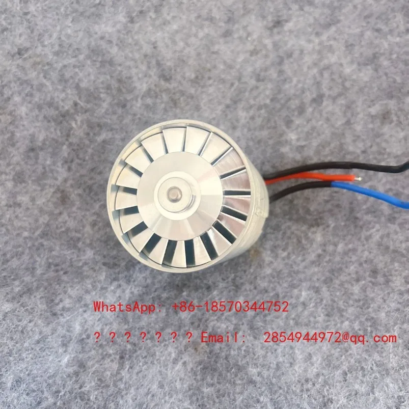 24V 500W Brushless Ducted Fan 50,000 Turn, Aluminum Alloy Impeller, DC Frequency Conversion