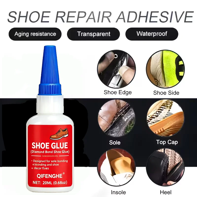 Picture 6: Diamond Bond Shoe Glue Universal Shoe Repair Adhesive Durable Flexible Glue for Sole Decoration Repair Multi Material Sneakers L