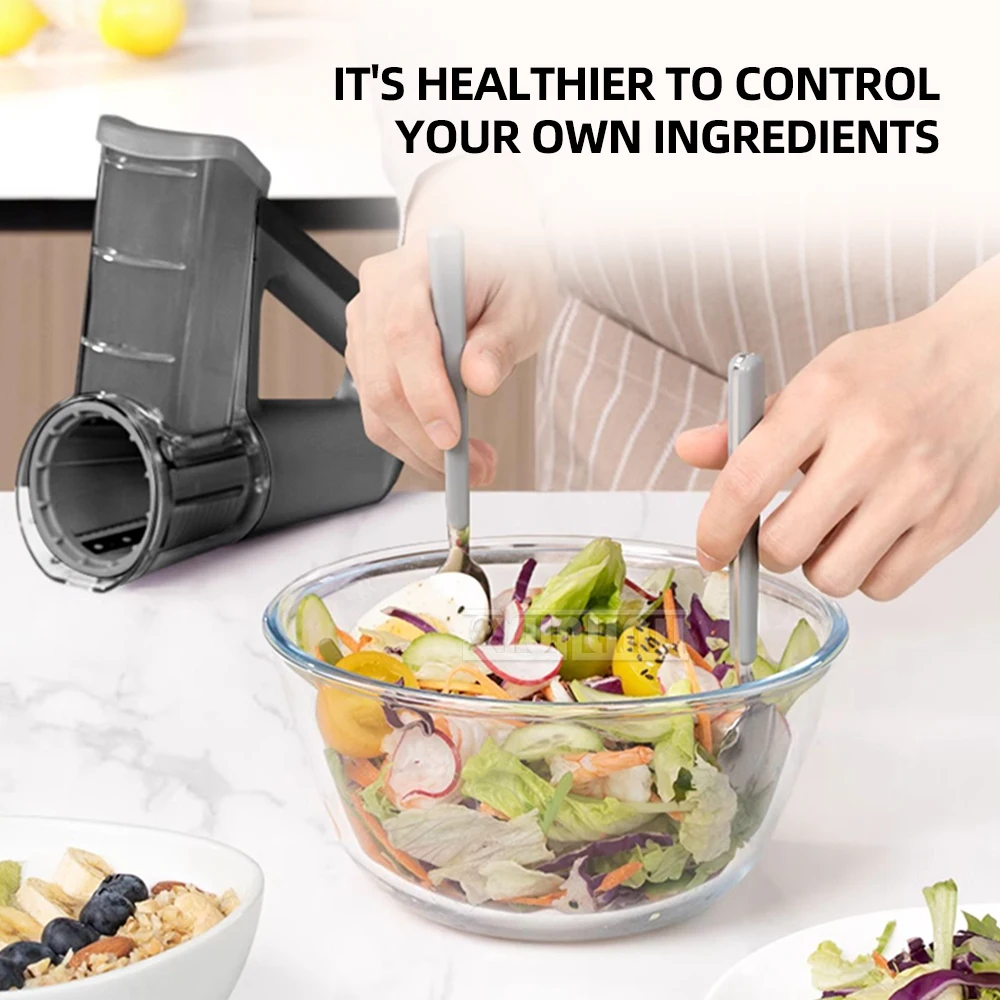 Household Roller Vegetable Slicer Multifunctional Kitchen Tool Electric Hand-held Food Processor