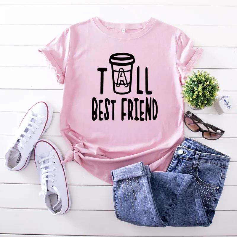 여름 하라주쿠 프린트 여성용 코튼 티셔츠 재미있는 니트 두꺼운 순수 코튼 여성용 탑 여름 패션 여성용 티셔츠