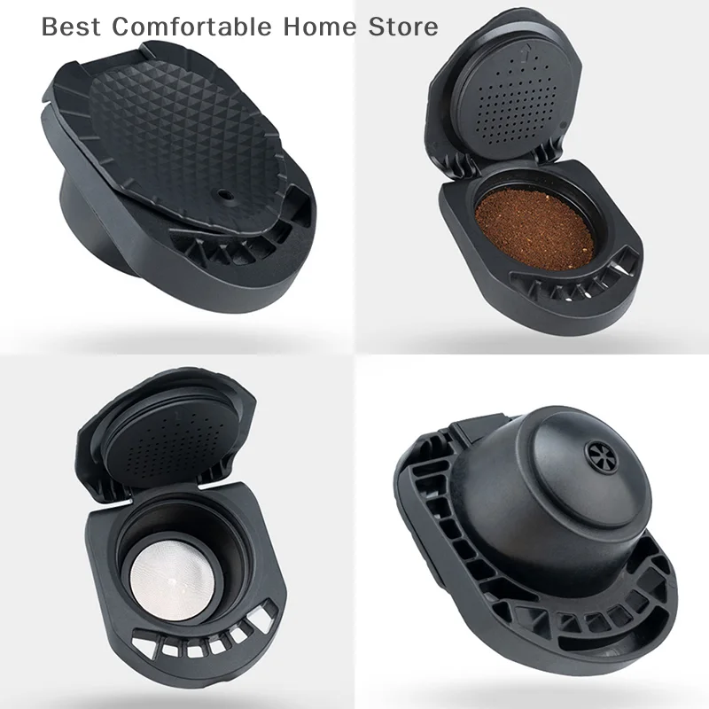 Adattatore per capsule di caffè riutilizzabili riutilizzabili da 1 pezzo per capsula di caffè Dolce Gusto Converti compatibile con la macchina Genio S Piccolo XS