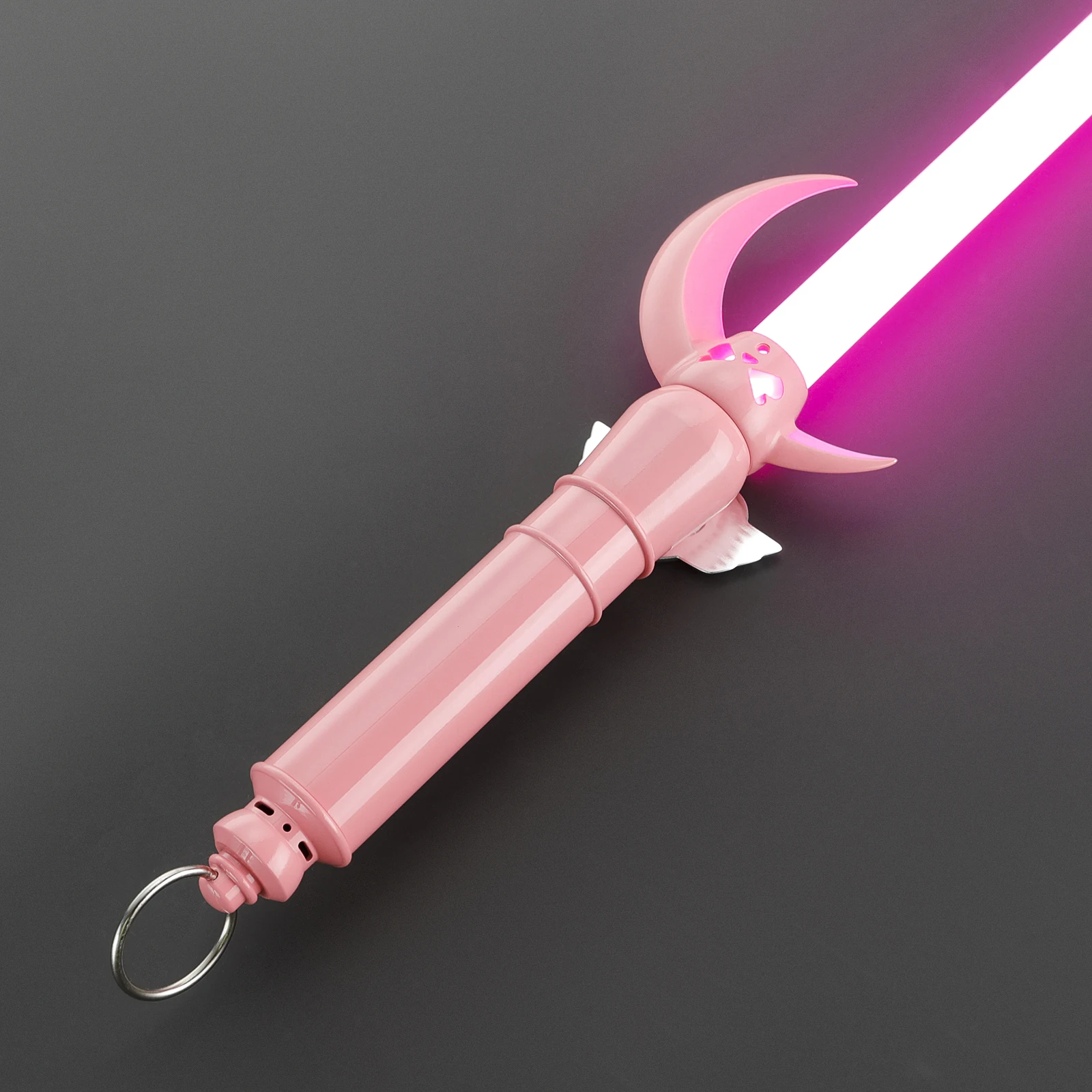 DamienSaber Sailor Moon Lightsaber Metal Hilt Force Heavy Dueling Light Sabre لون لا نهائي يتغير مع 34 خطًا صوتًا