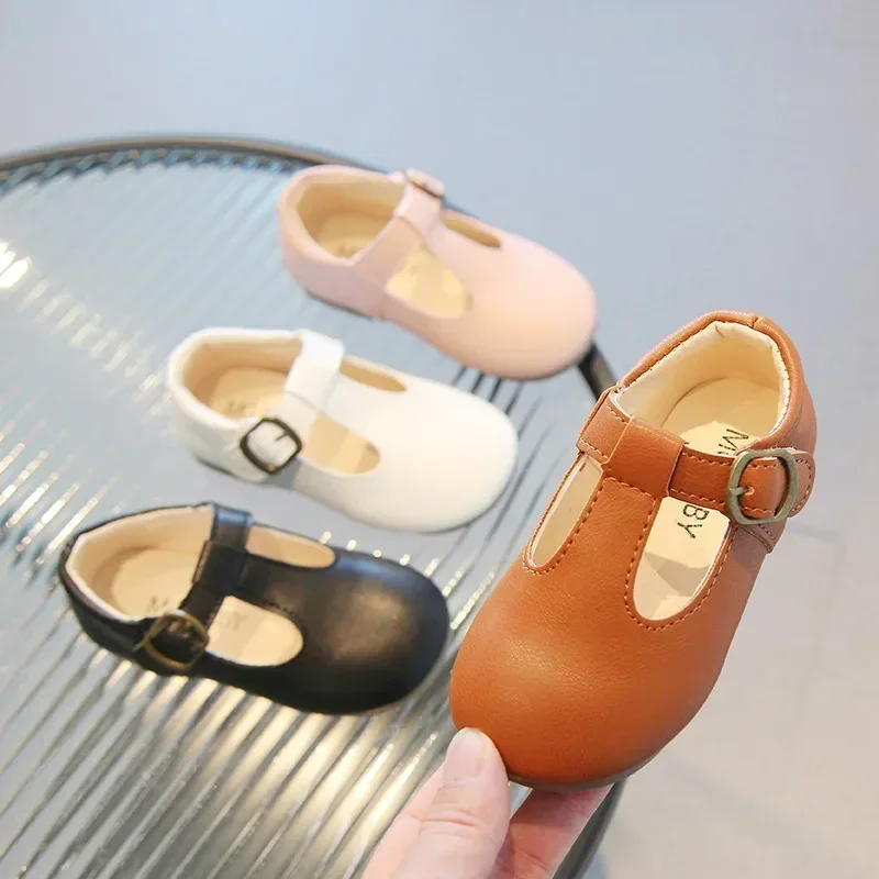 

Fashionable Toddler Leather Shoes Baby Girl Casual Leather Shoes Baby Kids Walking Shoes Kids Princess Sweet Classic Comfortable