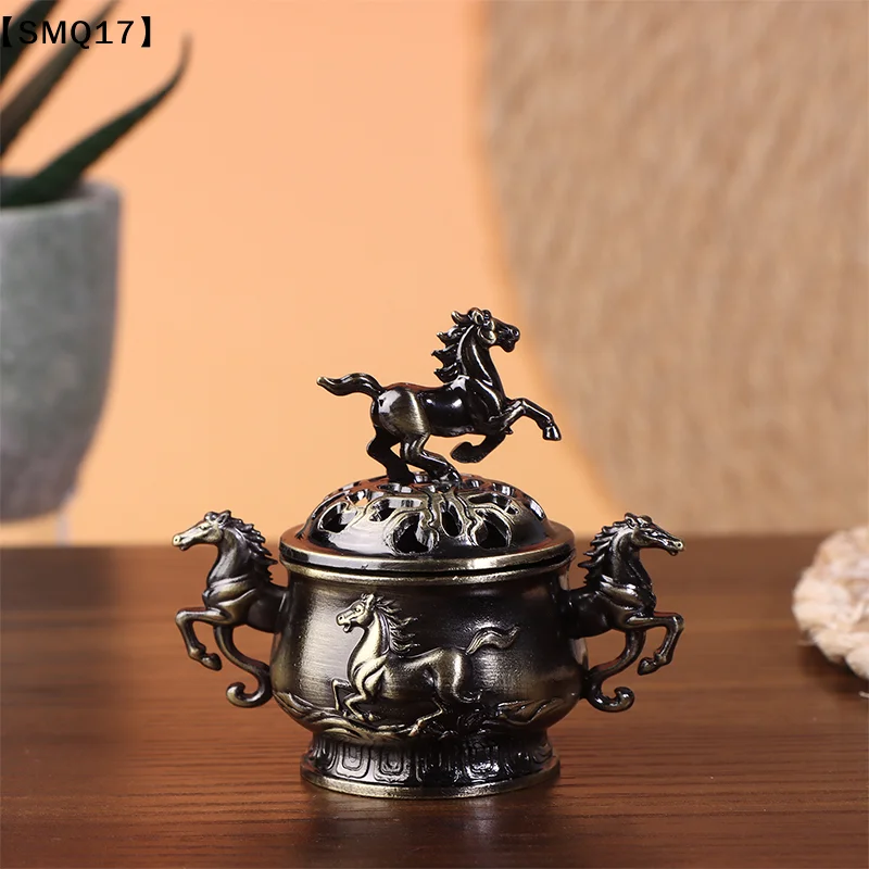 1Pcs Alloy Incense Burner Hors - Home Fragrance Miniso 评论和价格