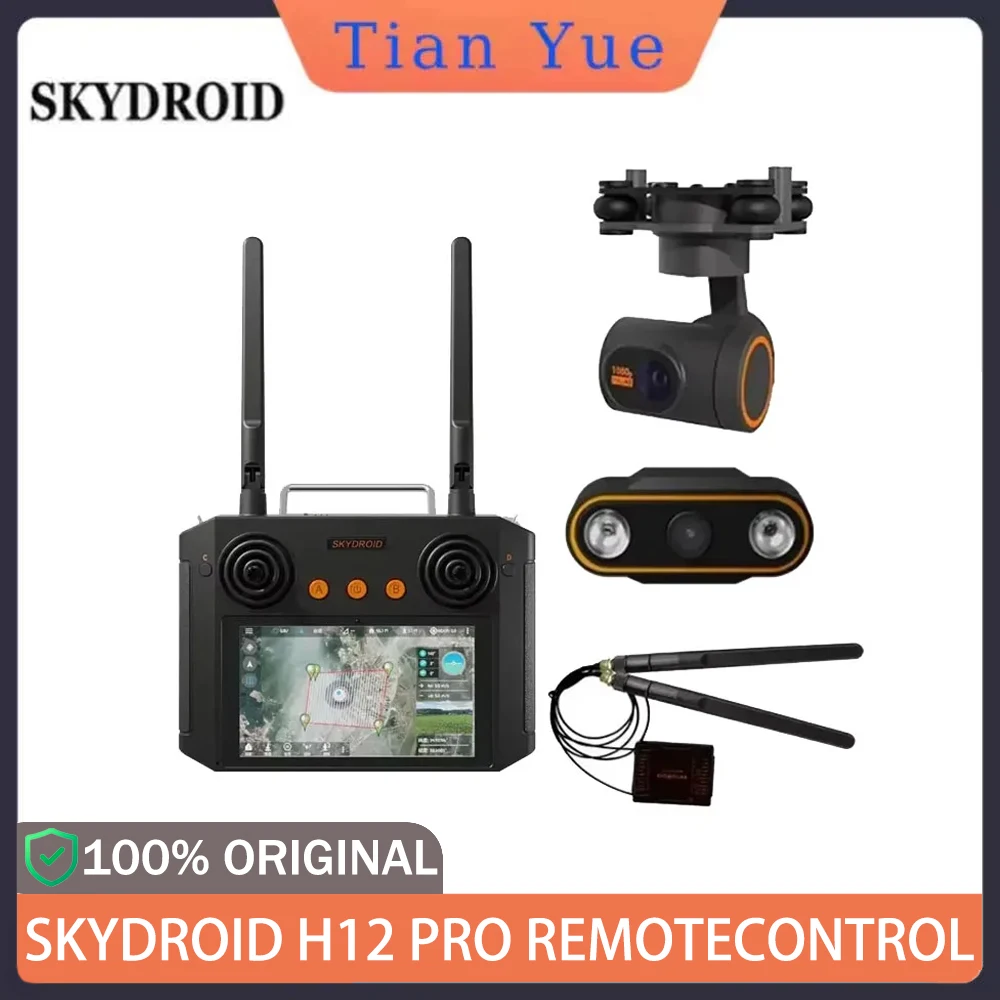 

Skydroid H12 PRO Remote Control with 3-body Camera/3-Axis Gimbal Combo 1080P Digital Image For Agricultural Spray Drone UAV