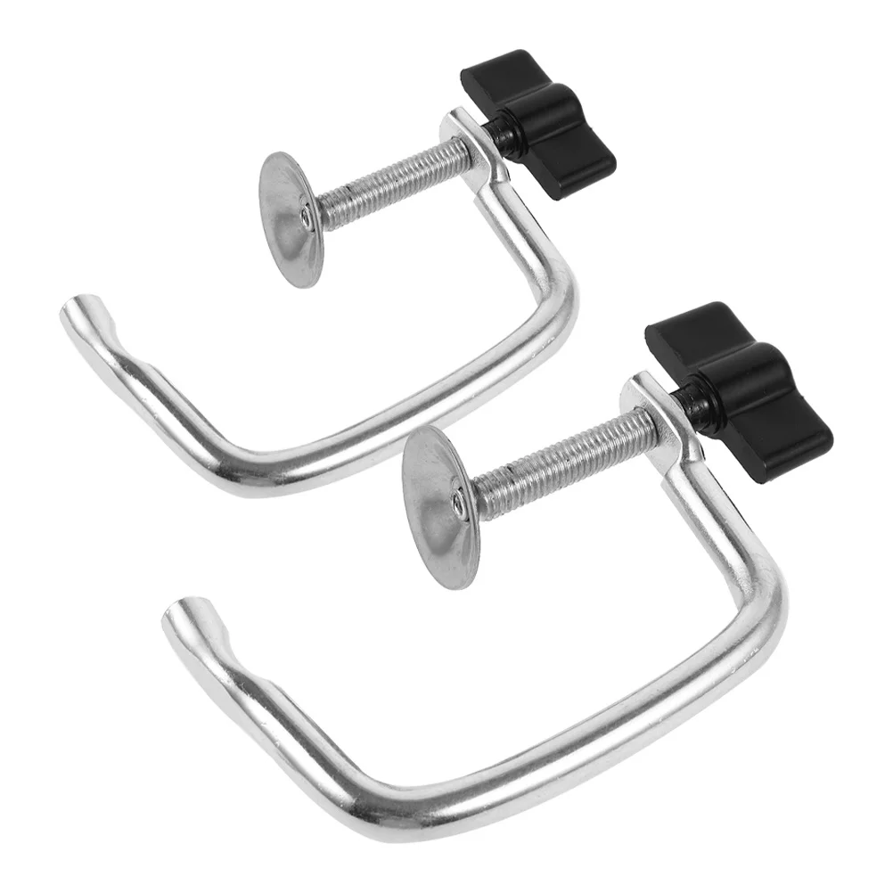 

2Pcs Universal Pasta Maker Handle Replacement for Manual Noodle Press Sturdy Metal Clip Efficient Home Pasta Making Essential