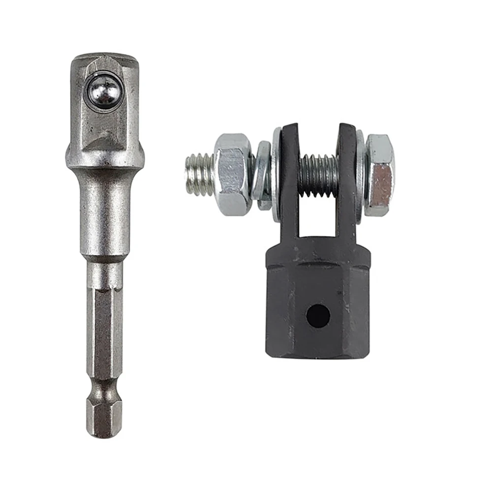 Scissor Jacks Adaptor Drive Impact Wrench Adapter Tool Jack Shear Chrome Vanadium Steel Adapter Steel Ball Joint Rod 1/2 Inch