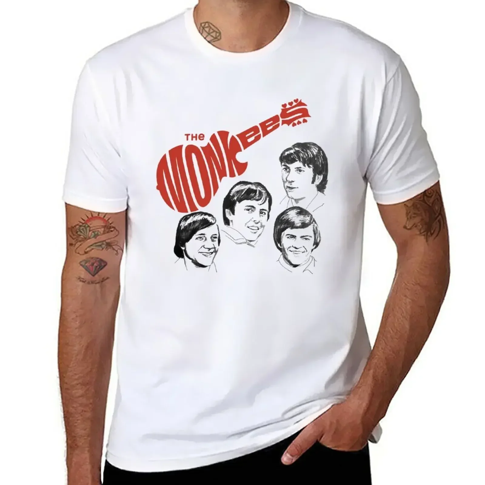 Monkees T-Shirt Short sleeve tee heavyweights kawaii clothes Men's t-shirts