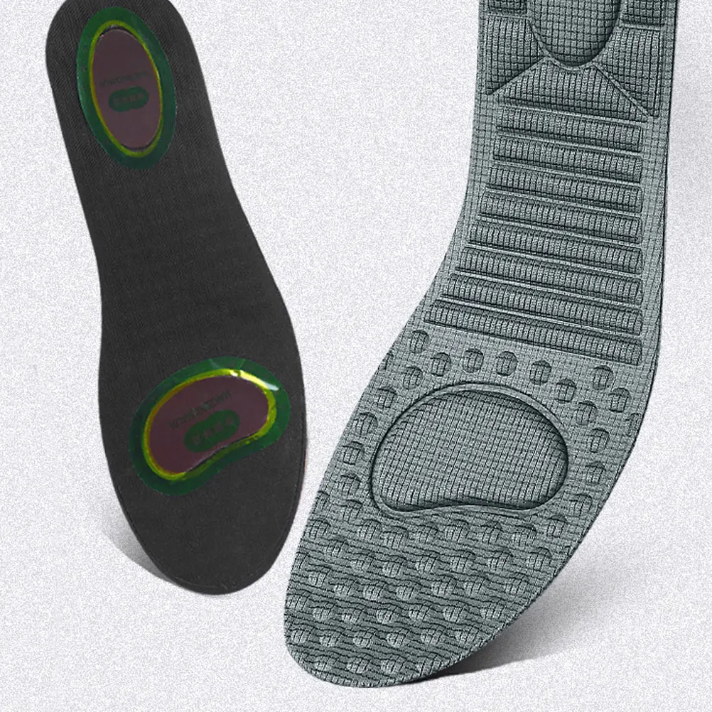 

1 Pair Portable Breathable Sports Insoles Shock Absorbing Sweat Absorption Shoe Pads Comfortable Foot Cushions For Pain Relief