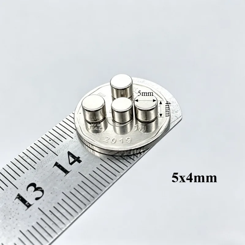 5X4MM N35 Round Disc Neodymium Magnet Mini Small Super Strong Permanent NdFeB Rare Earth Magnet 5X4MM