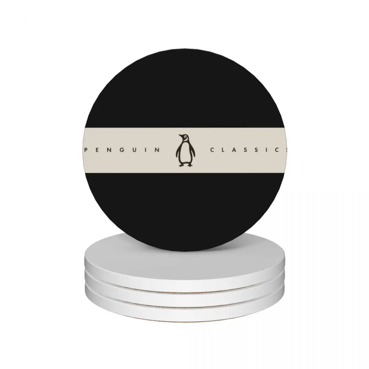 

Penguin Classics Book T-Shirt Ceramic Coasters (Set of 4) set cute household utensils kitchen Coasters