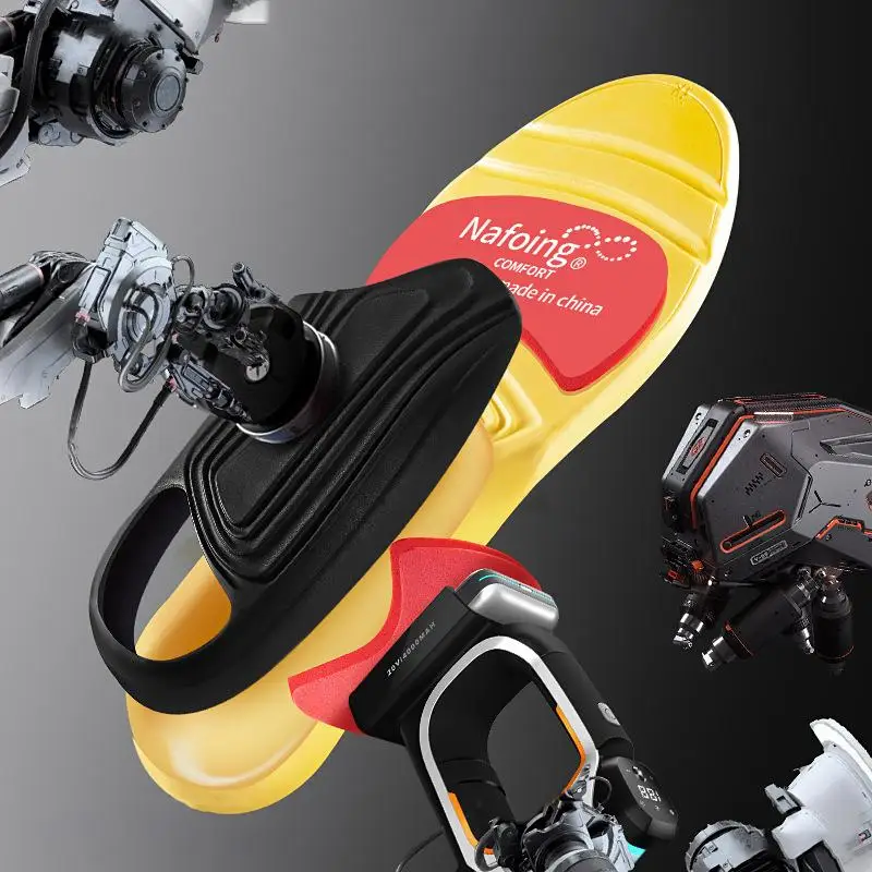 Orthopädische Einlegesohlen für Füße, stoßdämpfende Einlegesohlen für Sportschuhe, Fußgewölbestütze, Einlagen für Plantarfasziitis, geeignet für Männer und Frauen. – Detail 4