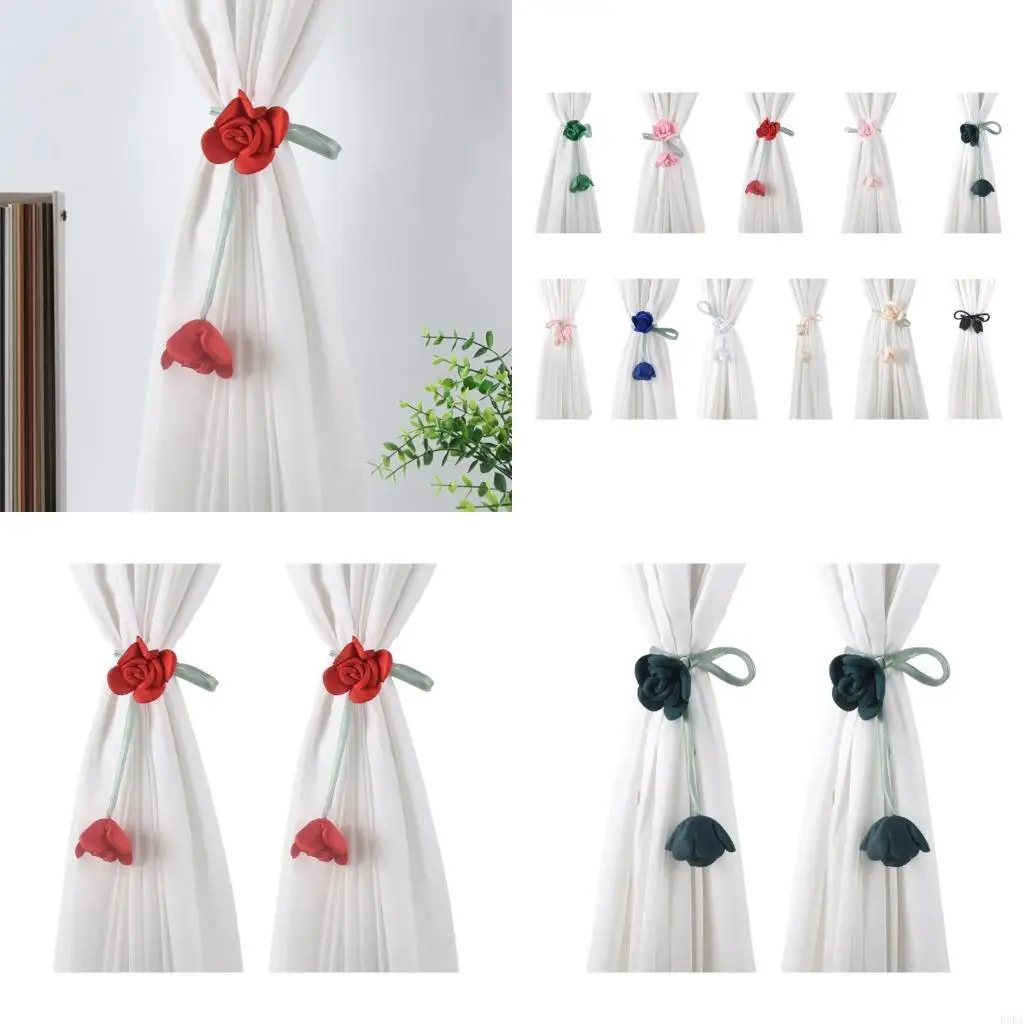   Classical French Type Curtain Holdbacks Ties Easy to Clean Space Saving Design Versatiled Home Styling Solution