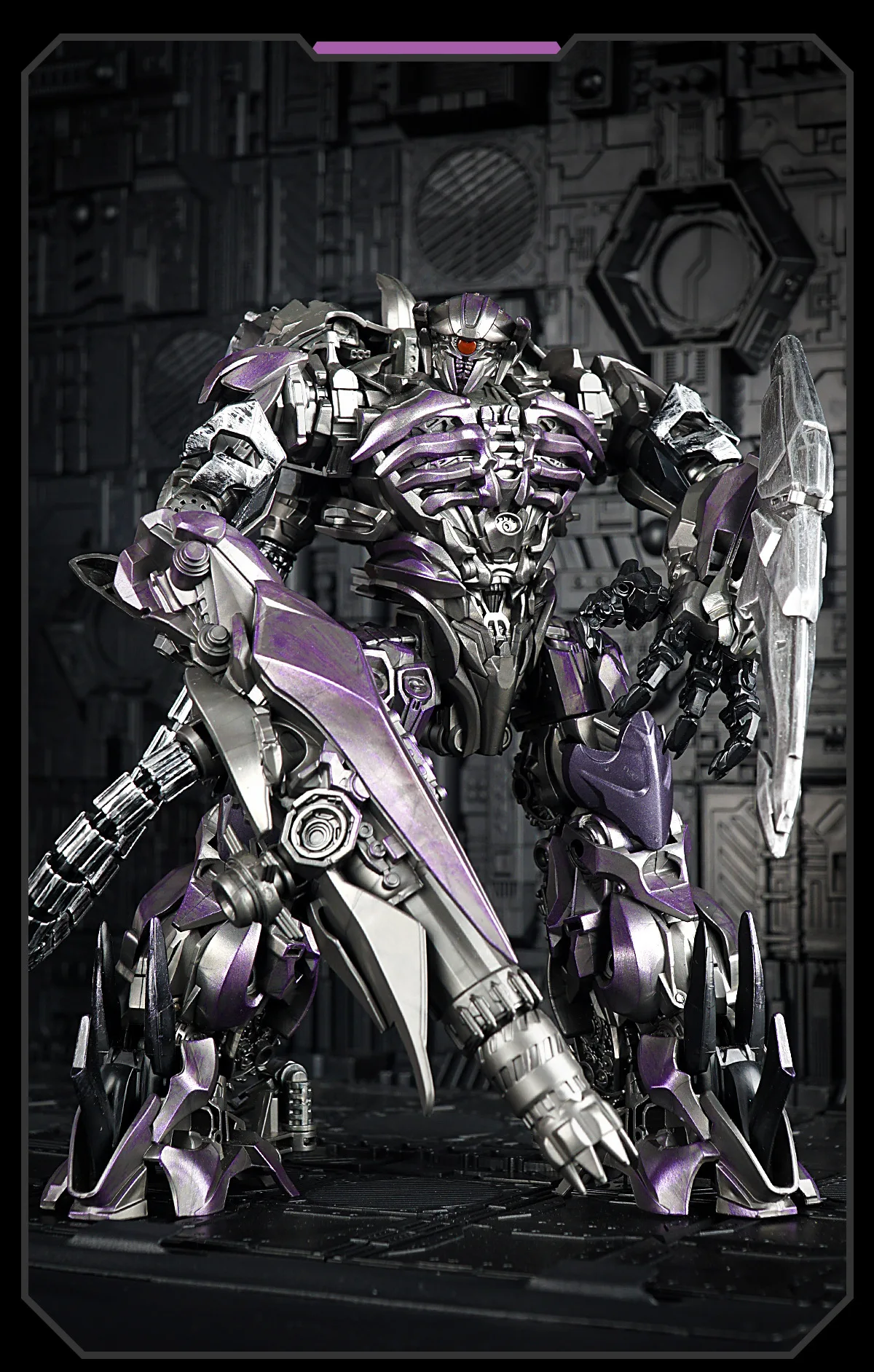 LED Transformation Shockwave Shockblast Cybertron Decepticons G1 Anime Film Modell Verformbare Action Figur Roboter Modus Spielzeug Geschenk – Detail 4