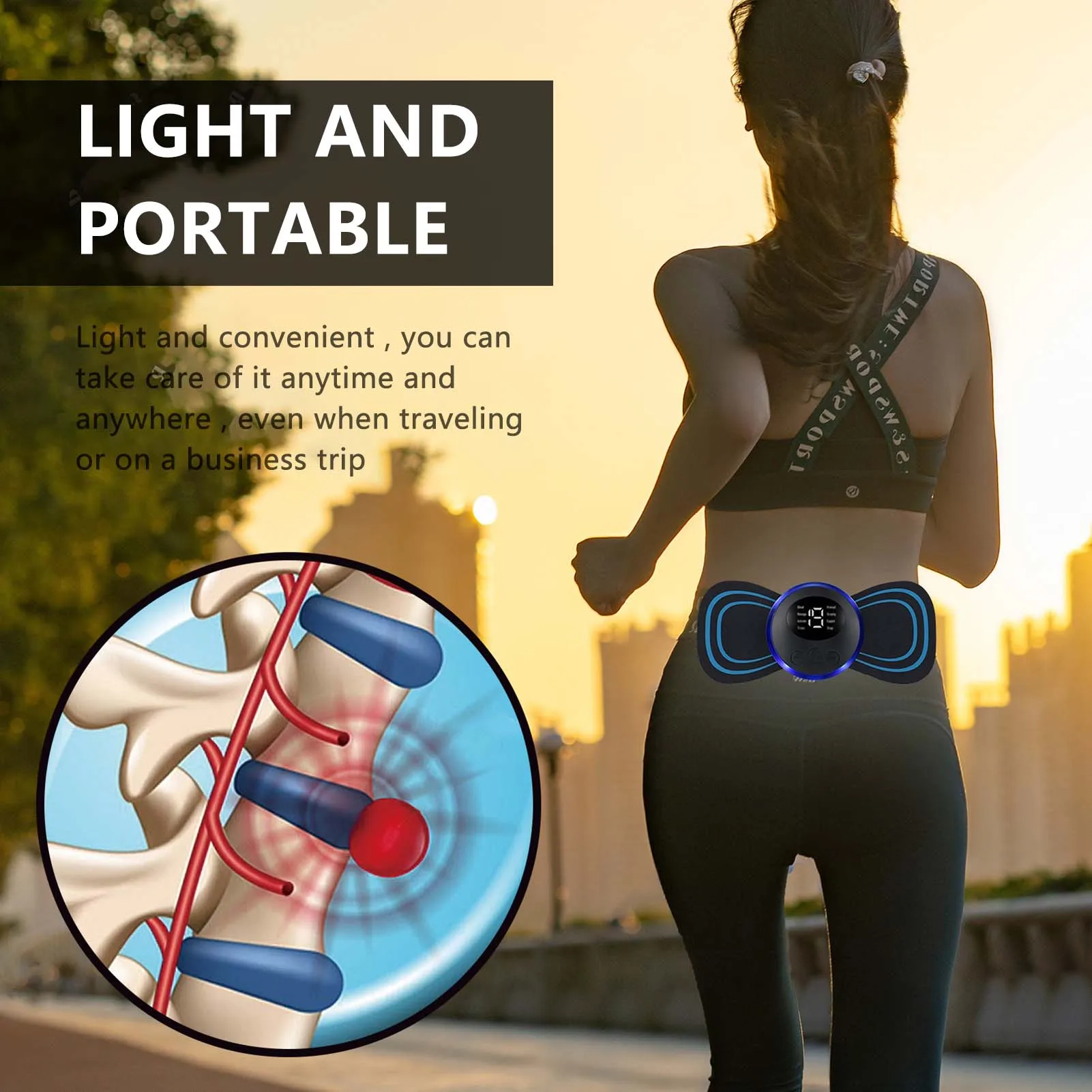 

Массажер для позвоночника многофункциональный, устройство для снятия боли в пояснице и Шейном отдела позвоночника, подходит для женщин и пожилых людей