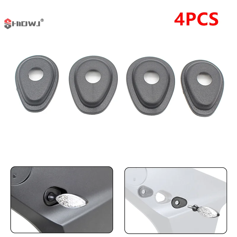 4Pcs/lot Front Or Rear Motorcycle Turn Signal Light Indicator Adapter Spacers For MT-07 FZ-07 MT-09 FZ-09 MT-10