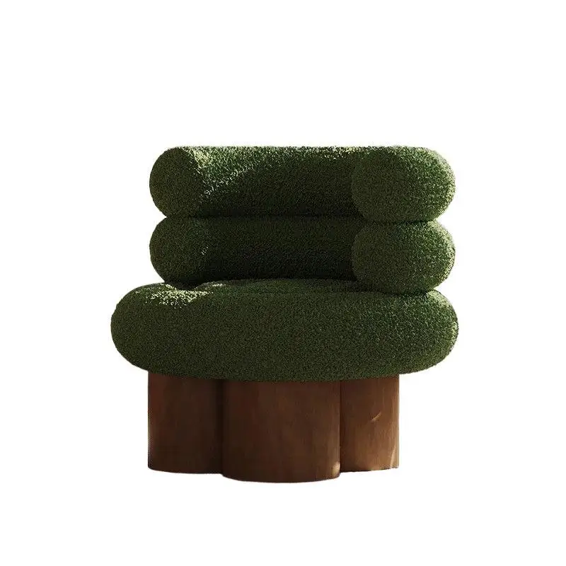 Medieval sofa household living room, plush cloud sofa chair comfortable single office sofa