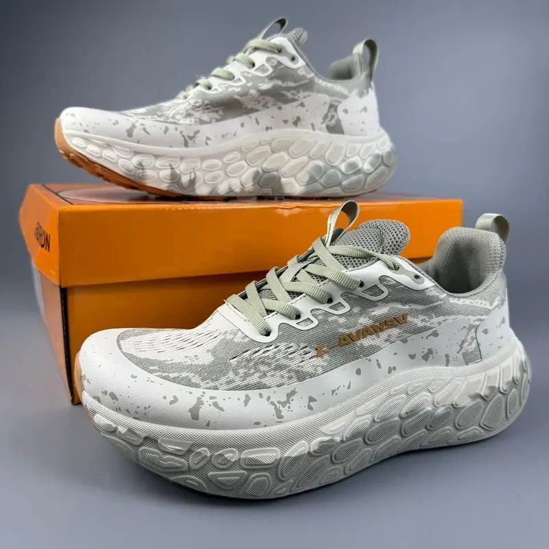 Classic Brand Comfortable Big Size Off-road Running Shoe Designer Wide Last Walking Jogging Shoe Thick Soled Trekking Sneaker