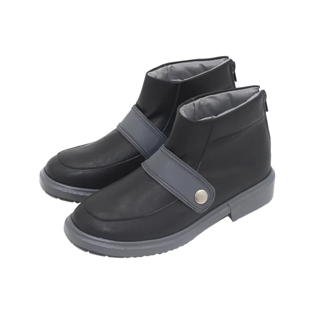 Male Rudo Cosplay Shoes Boots Gachi Anime AKuta PU Leather Costume Accessories Men Adult Fantasia Halloween Footwear Disguise