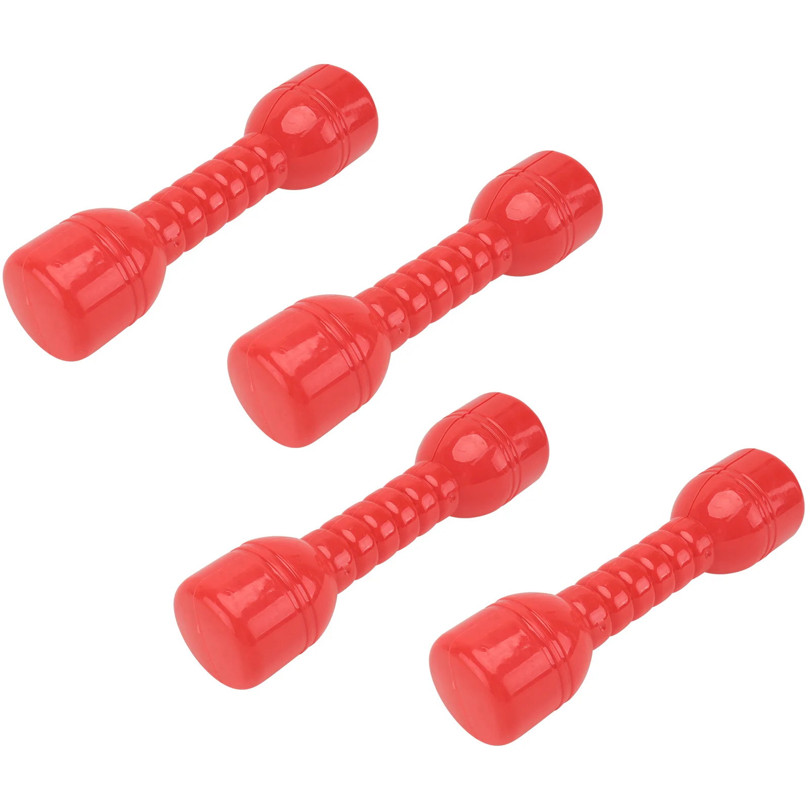 

4Pcs Plastic Dumbbells Bright Color ABS Material Safe Odorless Barbells for Upper Body Workout Gymnastics Use
