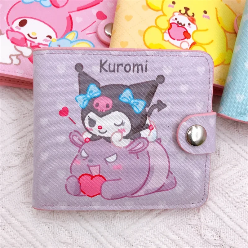 Kawaii Children's Cartoon Kuromi Coin Wallet Cute HelloKitty Cinnamoroll MyMelody Girl Zero Wallet Birthday Party Gifts image 4