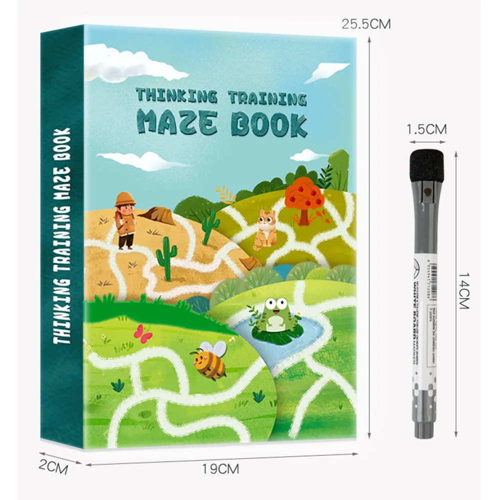 Training Maze Book Concentration Training Children Montessori Toys Gifts For Kid