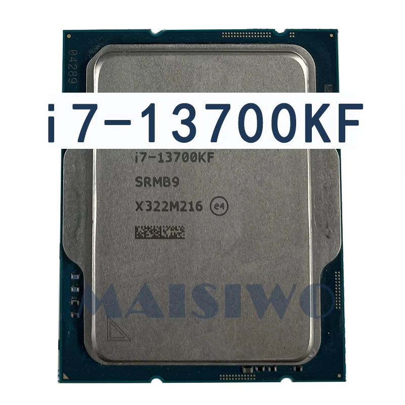 Used i7 13700KF Processor 10nm 16 Cores 24 Threads 3.4GHz 30MB 125W LGA 1700 13th Gen CPU