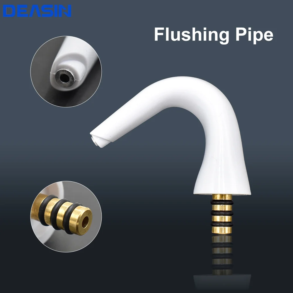 DEASIN Dental Flushing Water Supply Pipe Tube Elbow Flushing Sputum for Dental Chair Unit Accessories