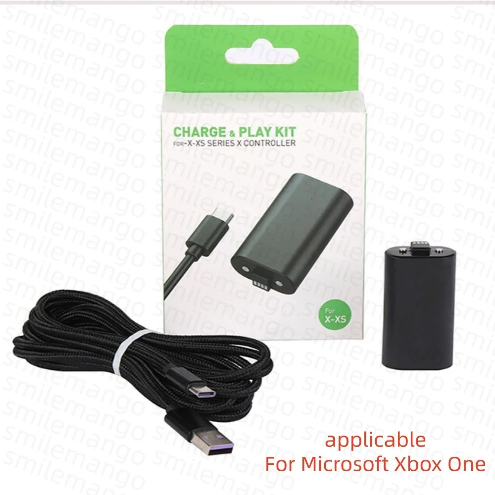 For Xbox One X S Play and Charge Kit Lithium polymer Recharg
