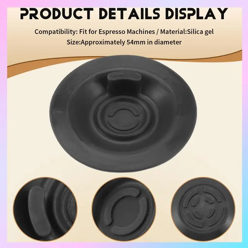 ABRG-54 мм слепой фильтр, резиновый диск для обратной промывки для эспрессо-машин Breville, заварочная головка, прокладка для обратной промывки, инструмент для кофе