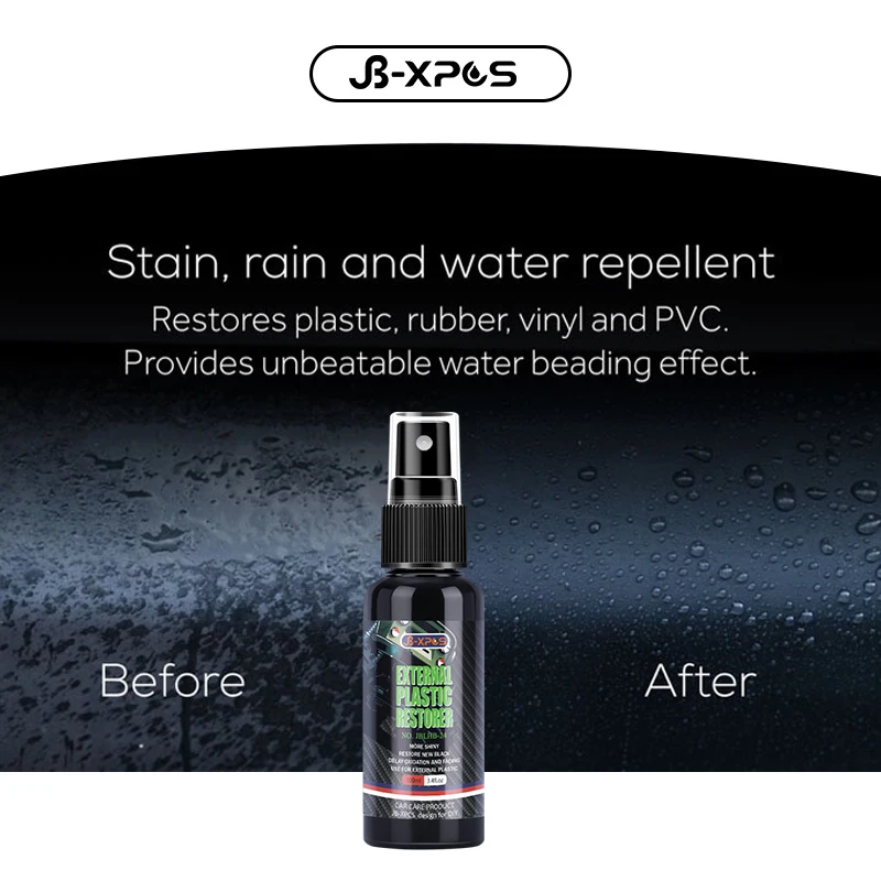 Plastic Renovator Long-Lasting Protect Repair Whitening Black Gloss Brighten Retread JB-LHB 24