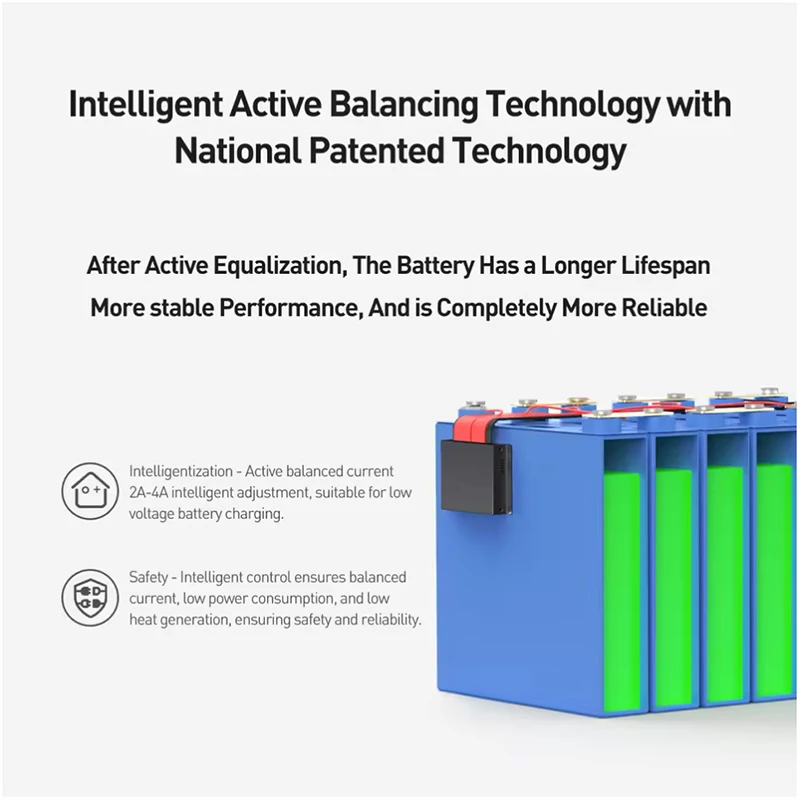 JIKONG JK موازن نشط ذكي 2A 4A 4S 8S 16S 20S 24S تطبيق بلوتوث بطاريات Li-ion LiFePO4