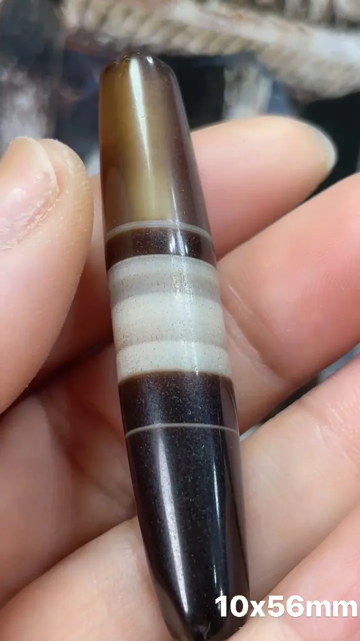 Tibetan Nepalese Himalayan Bead Ancient agate Old Dzi Talisman eye Bead Amulet