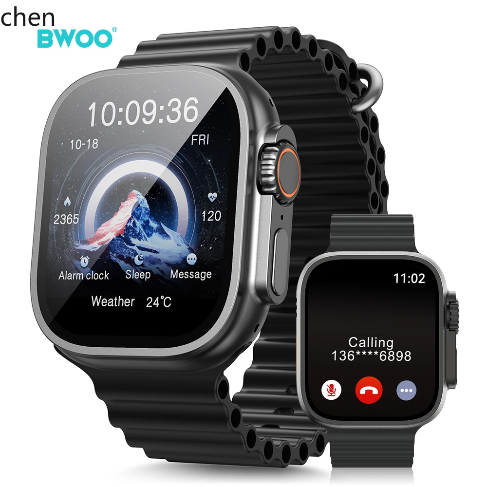 YFY smart watch inch large touch screen waterproof voice assistant monitor smart watch female and male