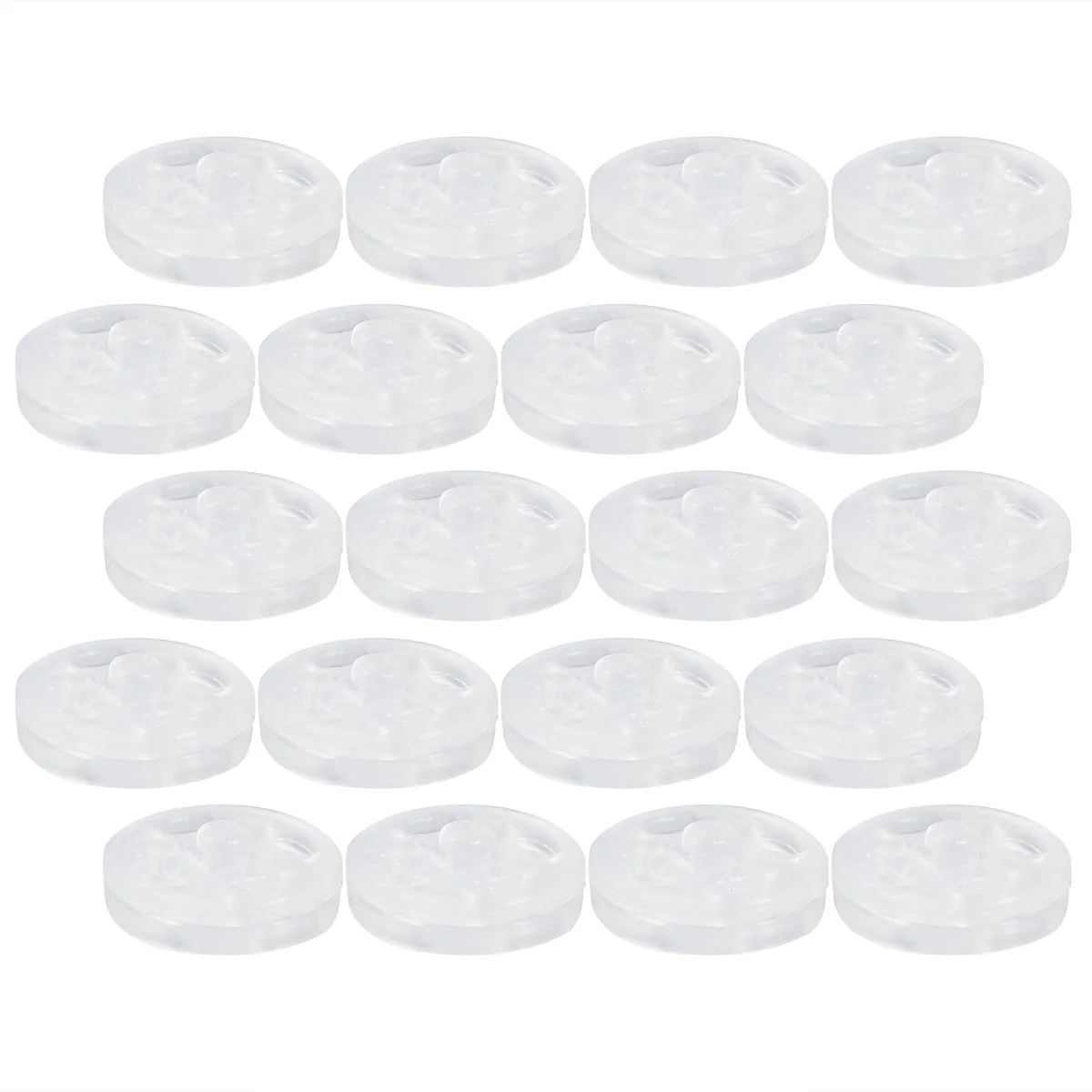 

1000 Pcs Snap Plastic Shirt Buttons Invisible Fasteners for Clothes Transparent Sewing