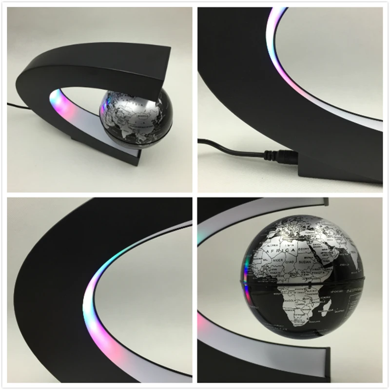 Magnetic Levitating decoration ball Floating ball Glowing Cool Lighting Office Home Decoration Ball magnetic levitation