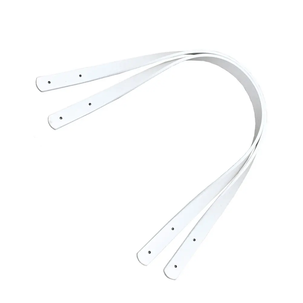 

2Pcs 60Cm PU Handbag Strap Tote Replacement Handle Thickened Bright Color Rivet Style Bag Accessories for DIY Pouch