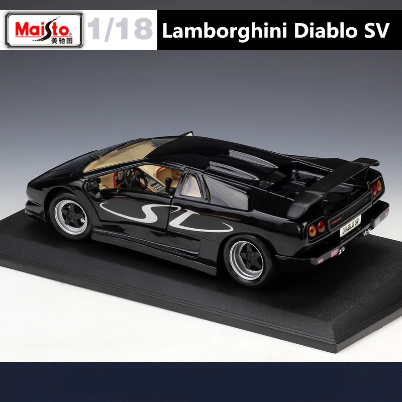 Maisto 1:18 Lamborghini Diablo SV Alloy Sports Car Model Diecast Metal Toy Vehicle Car Model Simulation Collection Children Gift