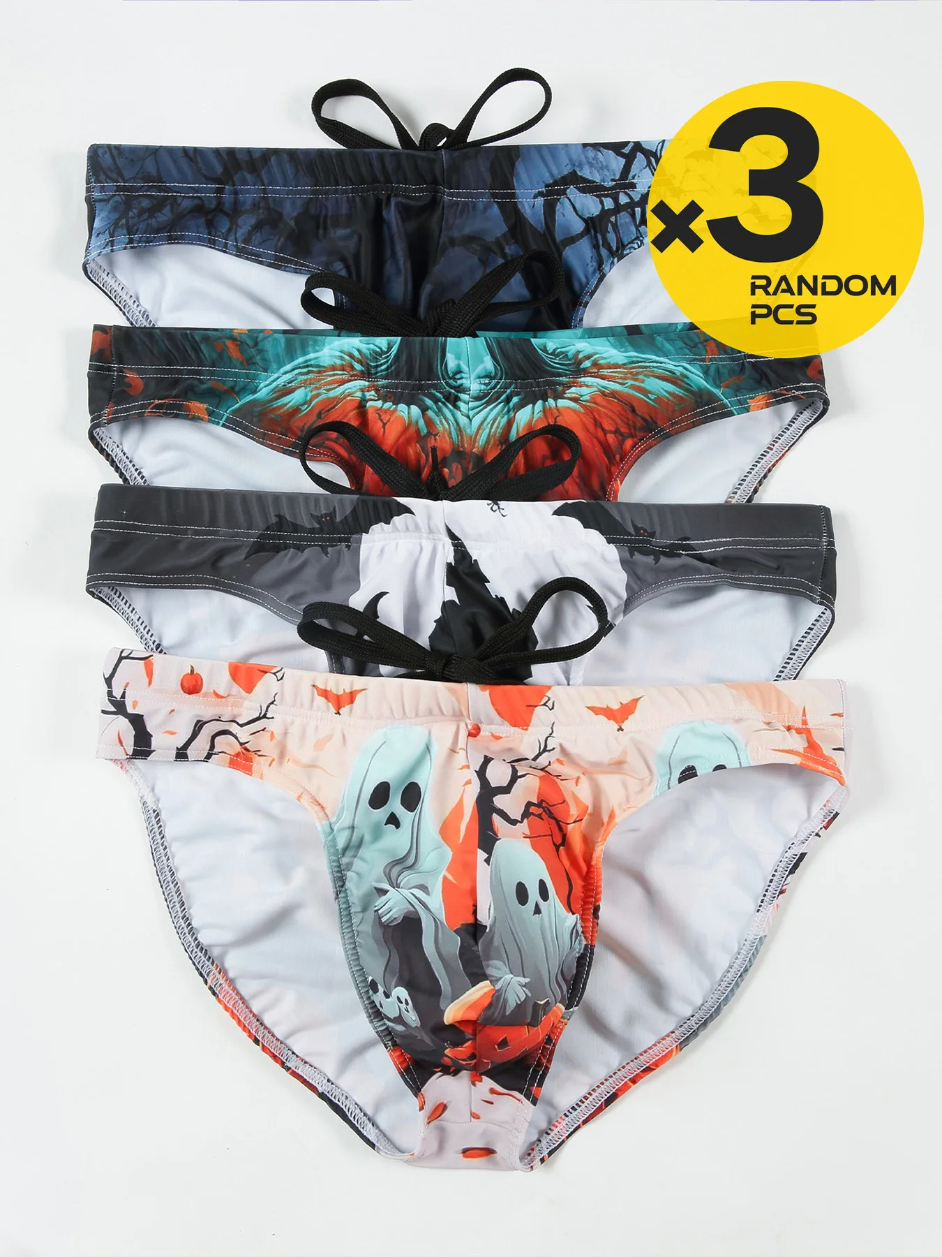 

Men's Swim Briefs Bikini Swimwear Summer Sexy Surf Quick Dry Swimsuit Trunks Beach Shorts Beachwear 3pc 4pc Discount Randomly