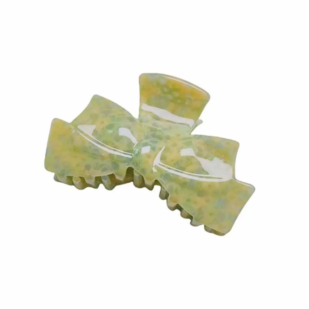 

Geometric Retro Bow Acetate Hair Claw Hair Clip Hairpin Solid Color Shark Clip Geometry Headwear Korean Style Shark Clip Female