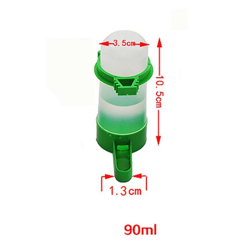 Practical Bird Feeder/Waterer, Perfect for Parrot Cockatiel Canary, Sturdy and Reliable Construction, Choose from Multiple Sizes