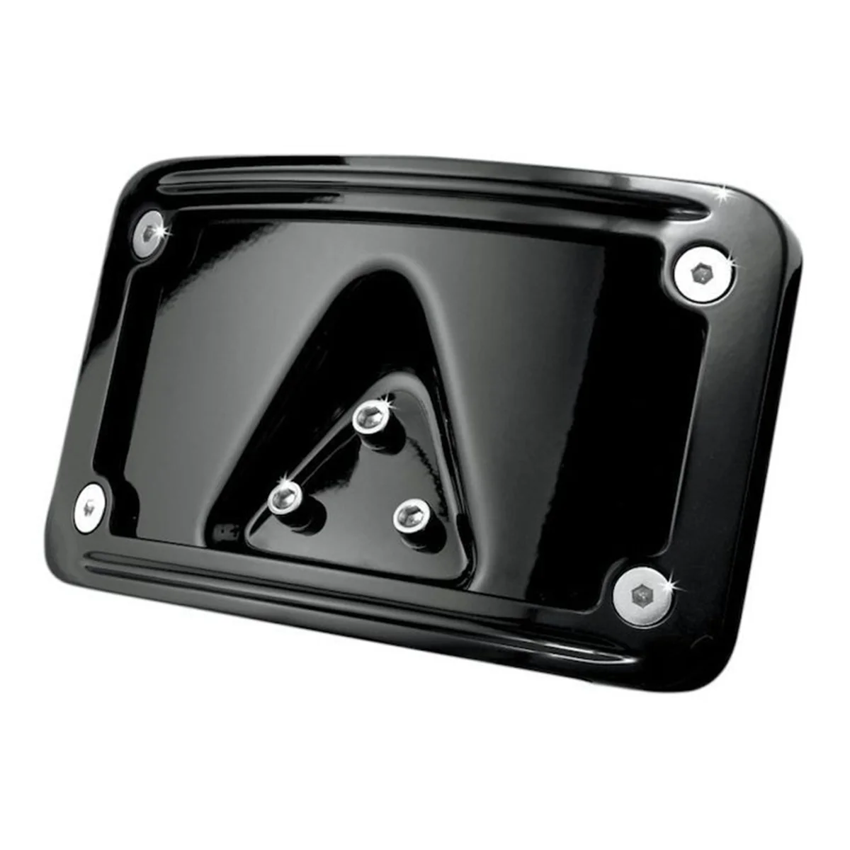 Motorcycle Curved Laydown License Plate Mount Bracket for Harley Softail 3Hole Mount License Plate Holder Rack Accessory