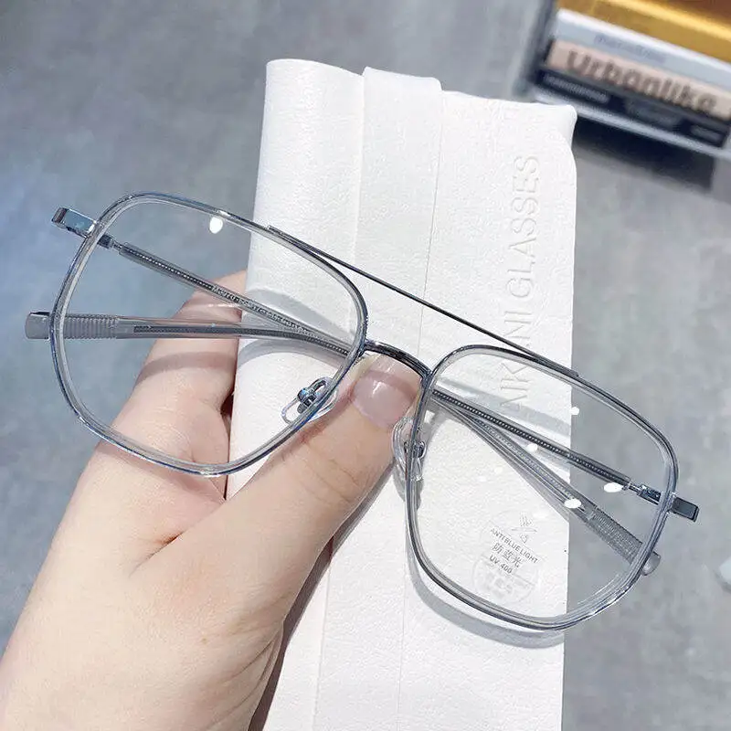 Ultra-lightweight myopia glasses anti blue light radiation glasses with a large frame degree eyeglasses Korean version