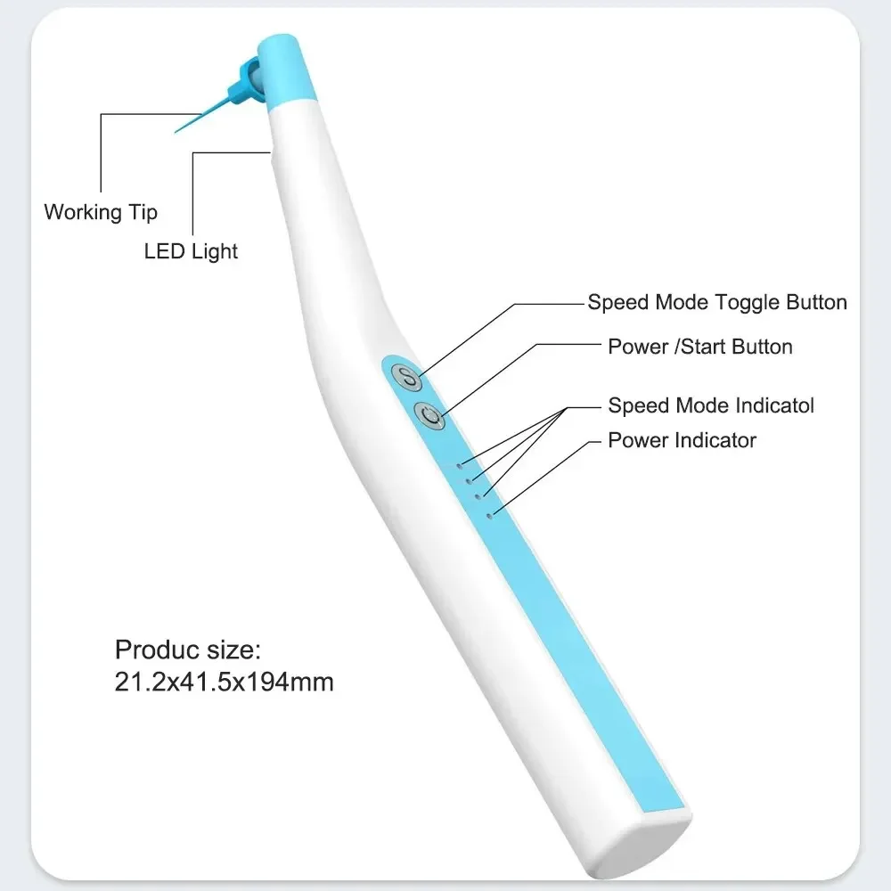 

Dentals Basic Oral Sonic LED Irrigator Denspay Endo Cleaning Odontologia Endo Activator Root Canal Sonic Irrigator Endo Tools