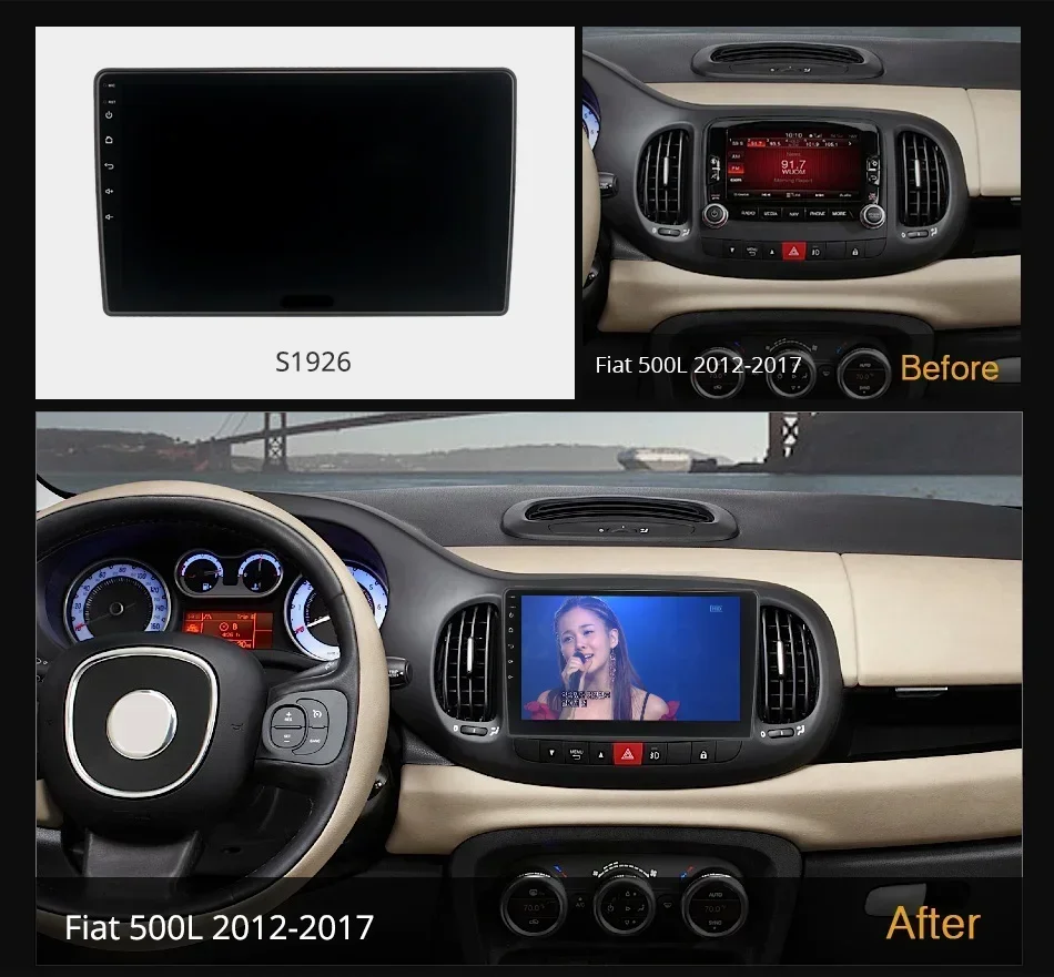 Ownice K6+ 2K for Fiat 500L 2012 - 2017 Car Radio Multimedia Video Player Navigation Stereo GPS Android 12 No 2din 2 Din DVD